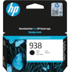 Cartouche d'encre noire HP 938 Originale 1250 Pages pour OJ Pro 9730 & 9130 3Mois