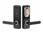 Smart lock WiFi APP couleur noire en alliage d'aluminium