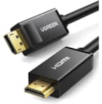 Câble Displayport Male vers HDMI Male - 3 mètres