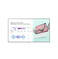 AFFICHAGE DYNAMIQUE 98  UHD 4K IPS 500cd/m2  24/7
