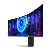 SAMSUNG Moniteur Curved Smart gaming Odyssey OLED G9 DQHD 49'' 32:9 1800R OLED Glare Free 240Hz 12M