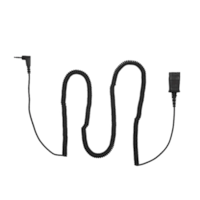 Poly 2.5mm to QD Cable (3M) Câble pour casque micro - Déconnexion rapide - Téléphone sub-mini 2,5 mm (M)