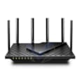 AX5400 Dual-Band Wi-Fi 6 RouterSPEED: 574 Mbps at 2.4 GHz + 4804 Mbps at 5 GHzSPEC: 6× Antennas, Broadcom 1.5 GHz Triple-Core CPU, 1× Gigabit WAN Port + 4× Gigabit LAN Ports, USB 3.0 Port, 1024-QAM, OFDMA, HT160FEATURE: Tether App, WPA3, Access Poin ARCHE