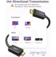 Câble Ugreen Displayport Male vers HDMI Male - 2 mètres (10202) 10202-2M