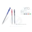 Stylo à bille DIGNO VITO TR noir en distributeur de 35 unités VITO-NOI