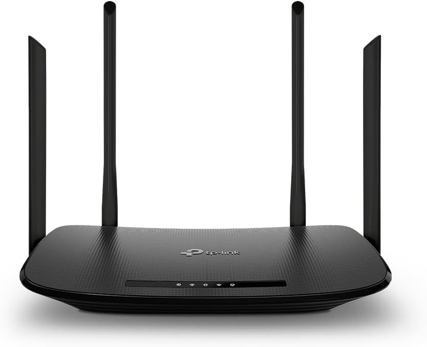 AC1200 Wi-Fi VDSL/ADSL Modem Router, 867Mbps at 5GHz + 300Mbps at 2.4GHz, 4 FE ports,  Tether App, Clound Support, Annex A&B ARCHERVR300