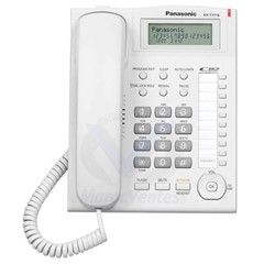 TELEPHONE FIXE ANALOGIQUE PANASONIC KX-T7716X AVEC IDENTIFICATION DE L'APPELANT ET HAUT-PARLEUR MAINS LIBRES KX-T7716X
