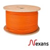 CABLE NEXANS ESSENTIAL-6 U/UTP AWG24 CAT6 LSZH ECA ORANGE 500MT