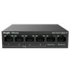 Switch de Bureau 6 Ports RJ45 10/100Mbps 4 Ports PoE+ 802.3af/at 2 Ports Uplink Puissance PoE Totale 58W