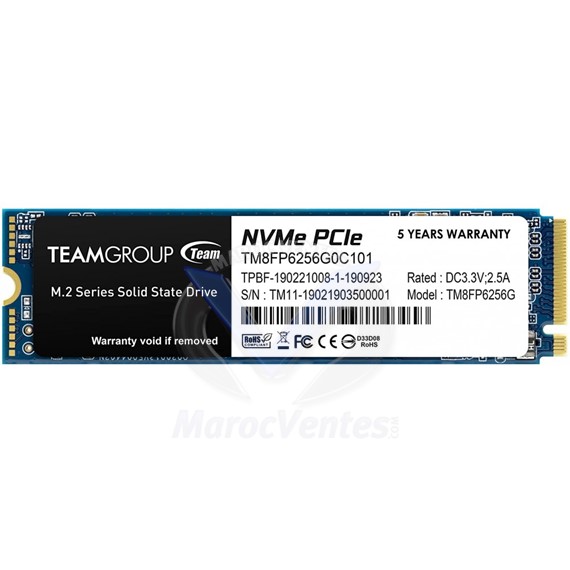 TEAM LITE M2-2280 PCI-E GEN3X4 MP33 512GB NVME TM8FP6512G0C101