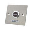 BOUTON POUSSOIR DE PORTE CARRE EN ALUMINIUM SANS CONTACT