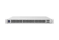 Switch 48-Port PoE+ Géré L2/L3 Gigabit Ethernet (10/100/1000) Connexion Ethernet, supportant l'alimentation via ce port (PoE) 1U Argent