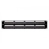 D-LINK 48 PORT CAT6-2U PATCH PANEL NPP-C61BLK481 Fully Loaded