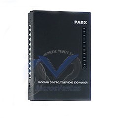 Standard Equipé de 2 Lignes (1RTC , 1Ligne GSM ) et 8 Ports de Postes PABX-208