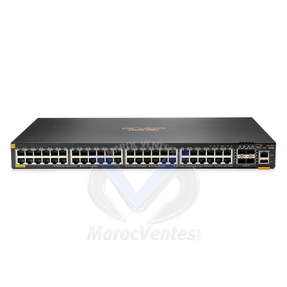 Aruba 6300F 48G 4SFP56 Sw [48 ports 10/100/1000  + 4 ports 1G/10G/25G/50G SFP, L3 Full managed] JL667A