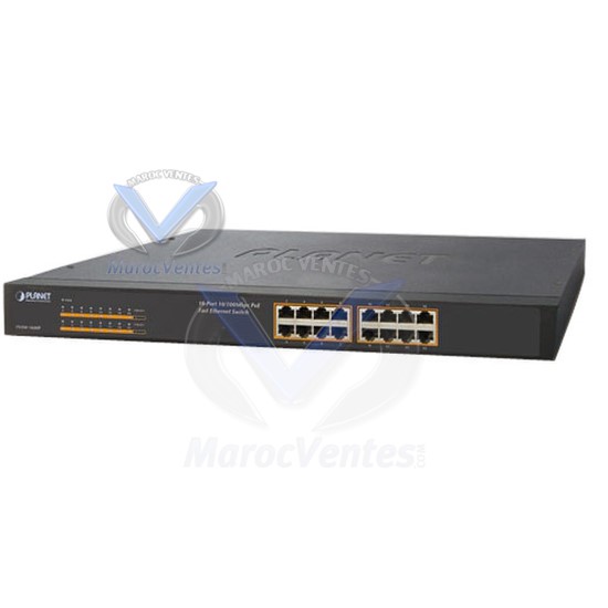 LAN SWITCH 16-PORT 10/100 POE FNSW-1600P