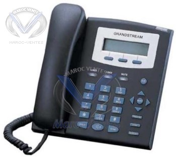 Téléphone IP 2 lignes avec 2 ports Ethernet 10Base-T et 100Base-TX GXP1200