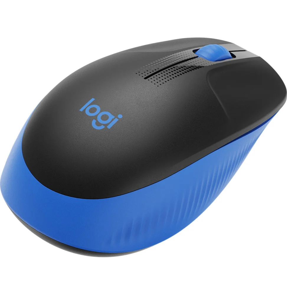 LOGITECH M190 Full-size wireless mouse - BLUE - EMEA 12M 910-005907