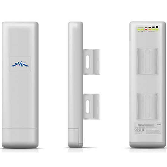 Point d'accès Extérieur NANOTATION M5 AIRMAX 5GHZ Nanostation NSM5, 5GHz, 802.11a/n Hi-power 20 dBm Minimum, 2x2 MIMO AirMax TDMA PoE Station