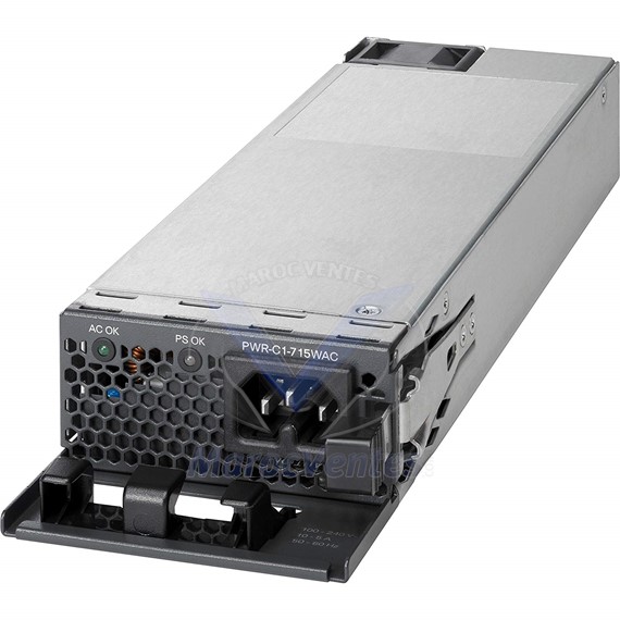 CISCO 715W AC 80+ platinum Config 1 Secondary Power Supply PWR-C1-715WAC-P/2