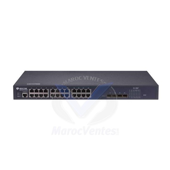 Switch  28 ports 1G / 10G PoE + administrable couche 2 S2928P