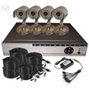 DVR 1x4-CH H264 mobile surveillance with VGA 4x color camera