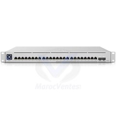 Unifi Switch 24 Ports PoE++ Pro Gen2 Géré L3 Gigabit Ethernet (10/100/1000) 500W et (2) 10G SFP+ ports.